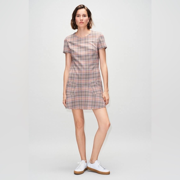 CLAUDIE PIERLOT
Short-Sleeved Checkered Dress - Picture 3 of 16